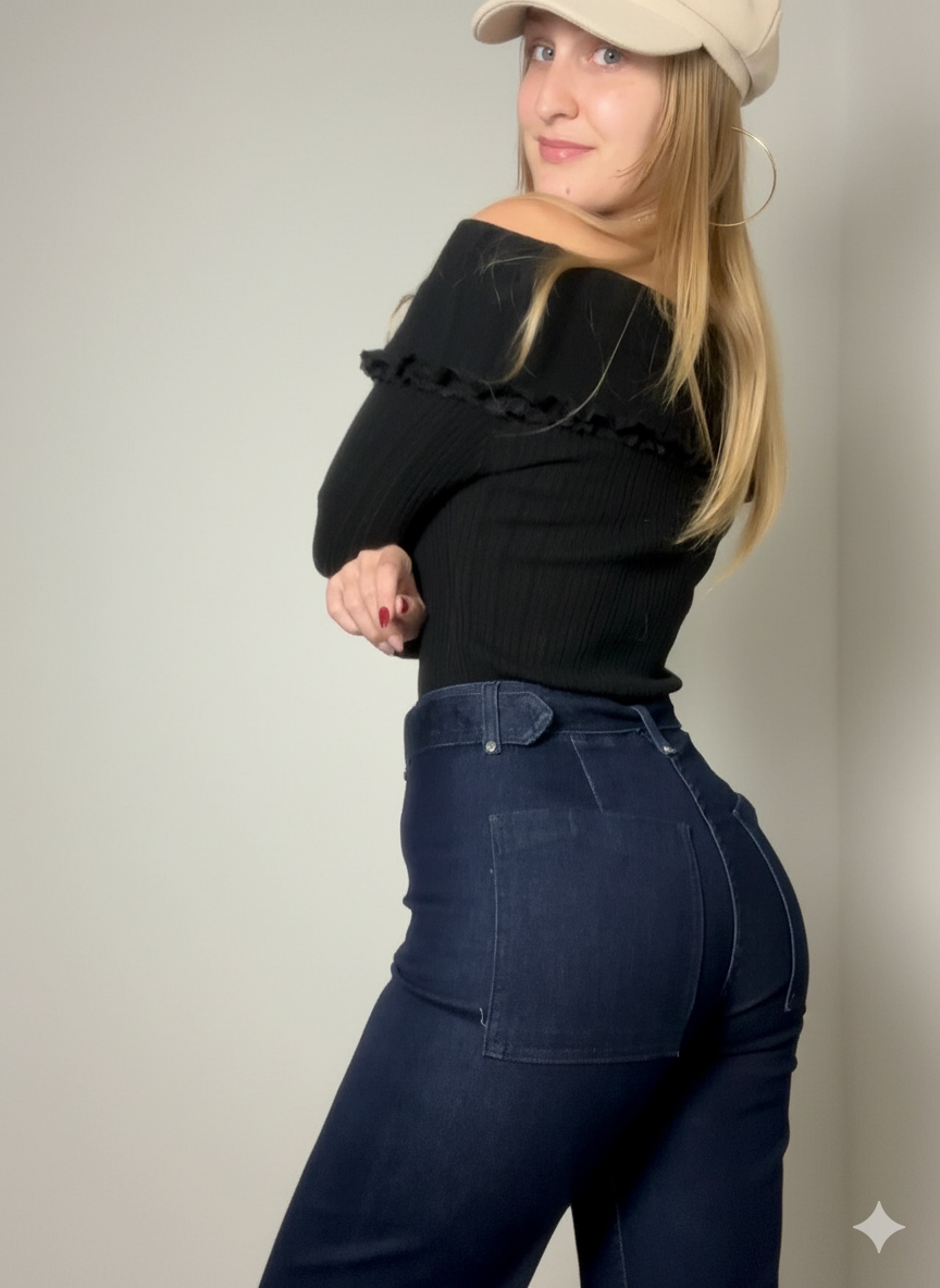 Camisola off the shoulder