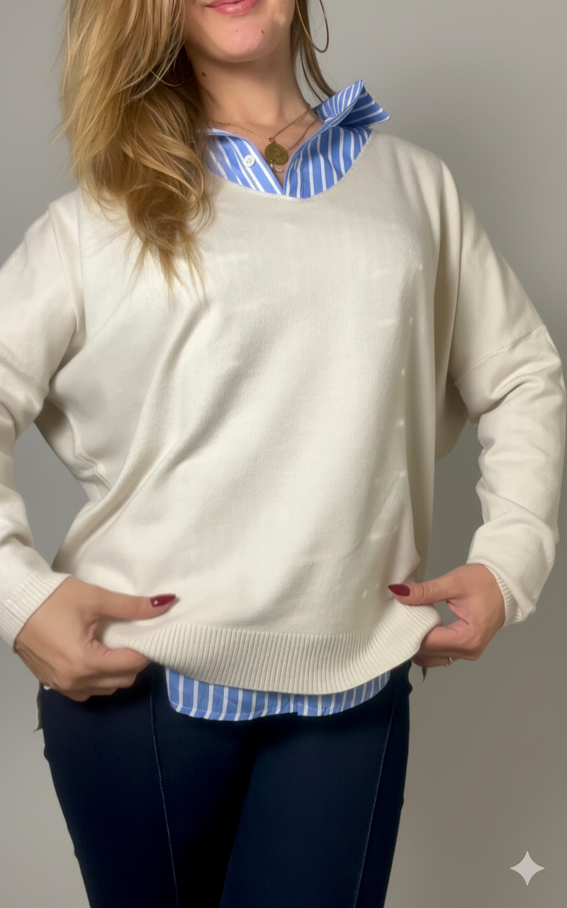 Camisola Algodão Largona