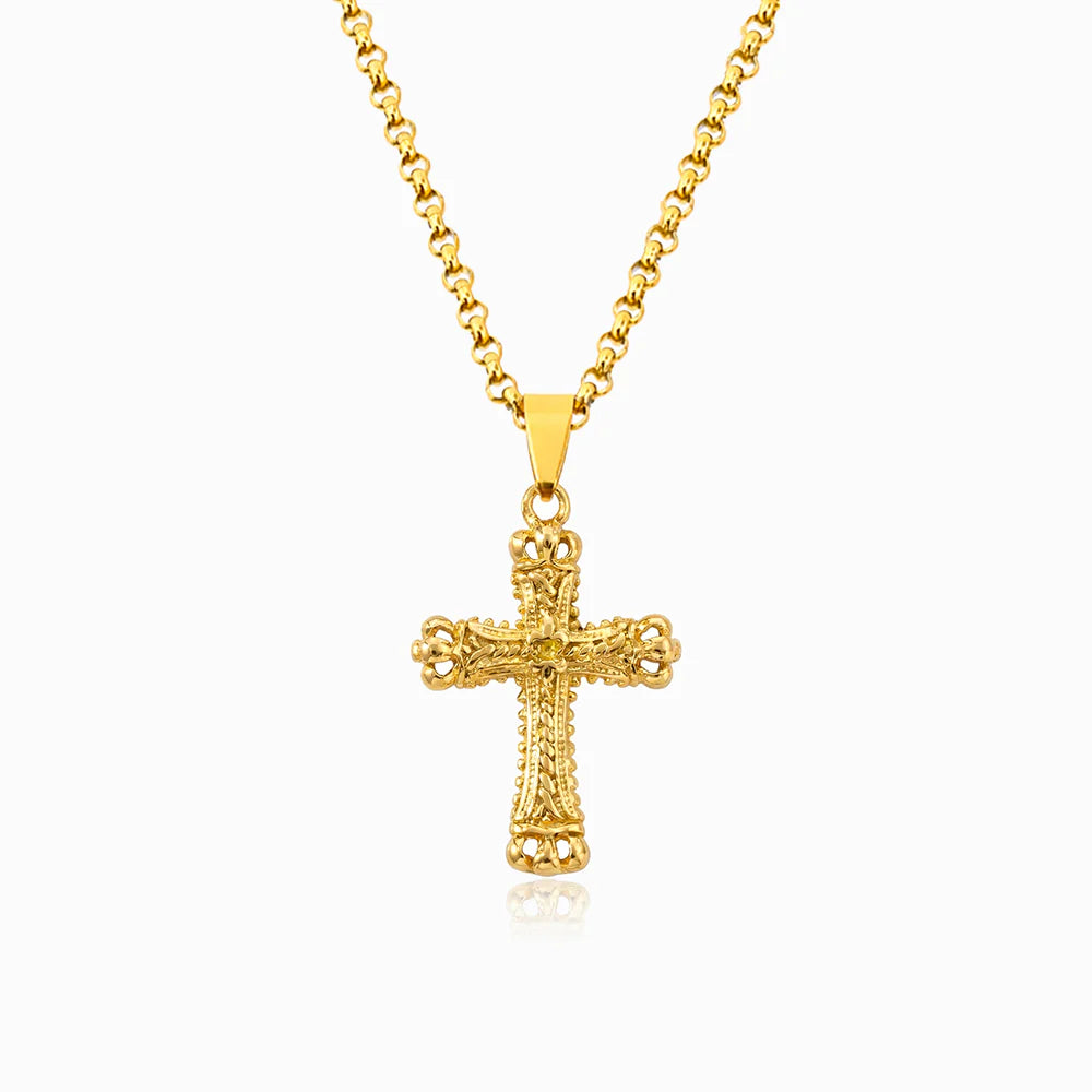 Colar Cruz Golden