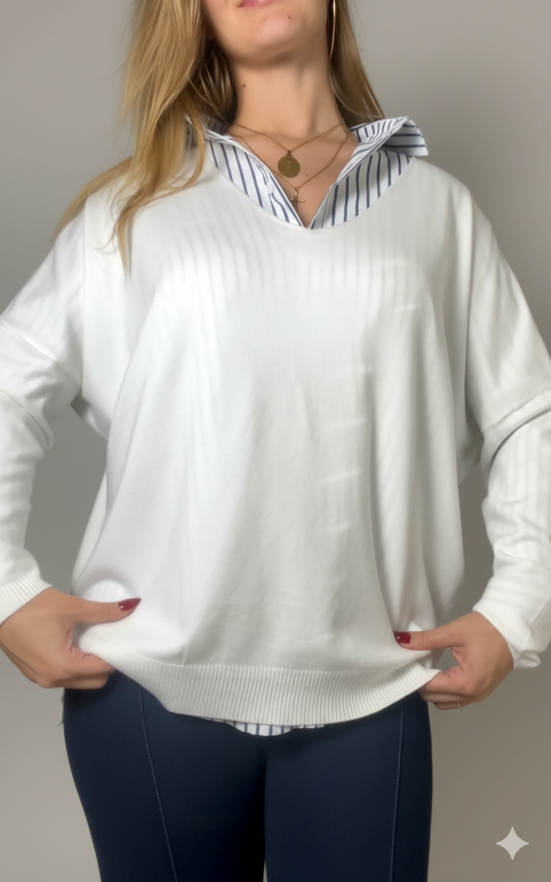 Camisola Algodão Largona